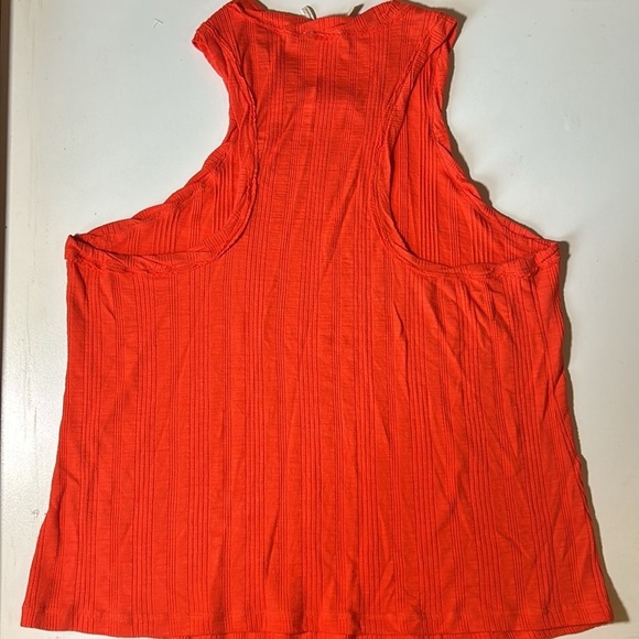 Pilcro Orange Cotton Cropped Tank Sz 2X C6 - Picture 2 of 5